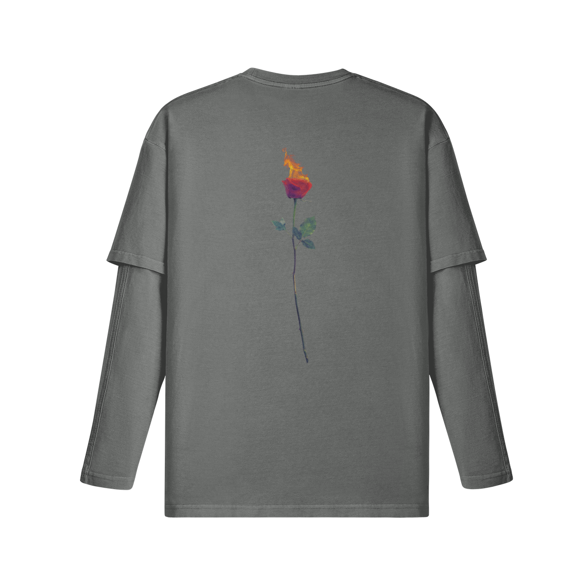 "TILL DEATH DO US PART" Faux Two-Piece Tee