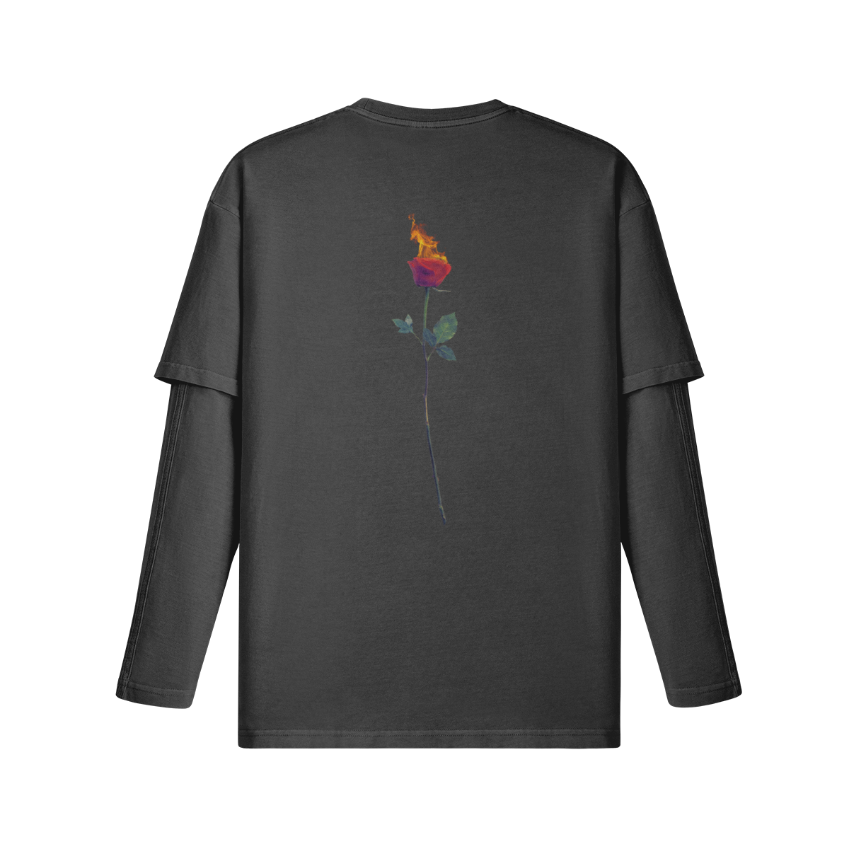 "TILL DEATH DO US PART" Faux Two-Piece Tee
